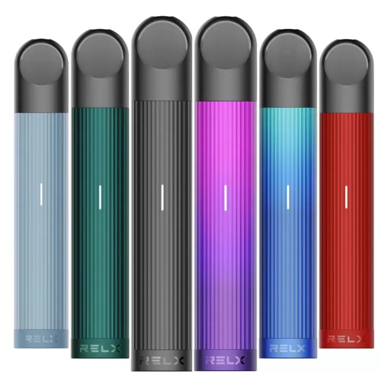 RELX Essential Vape Pod Kit - black
white
blue
red
neon purple
green