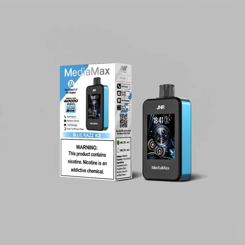 JNR MediaMax 40000 Puffs Rechargeable Vape - Image 3