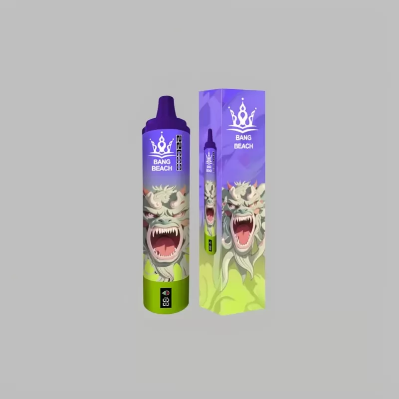 Bang Beach 22k Puffs LED Display Disposable Vape, Mesh 12Flv - Image 2