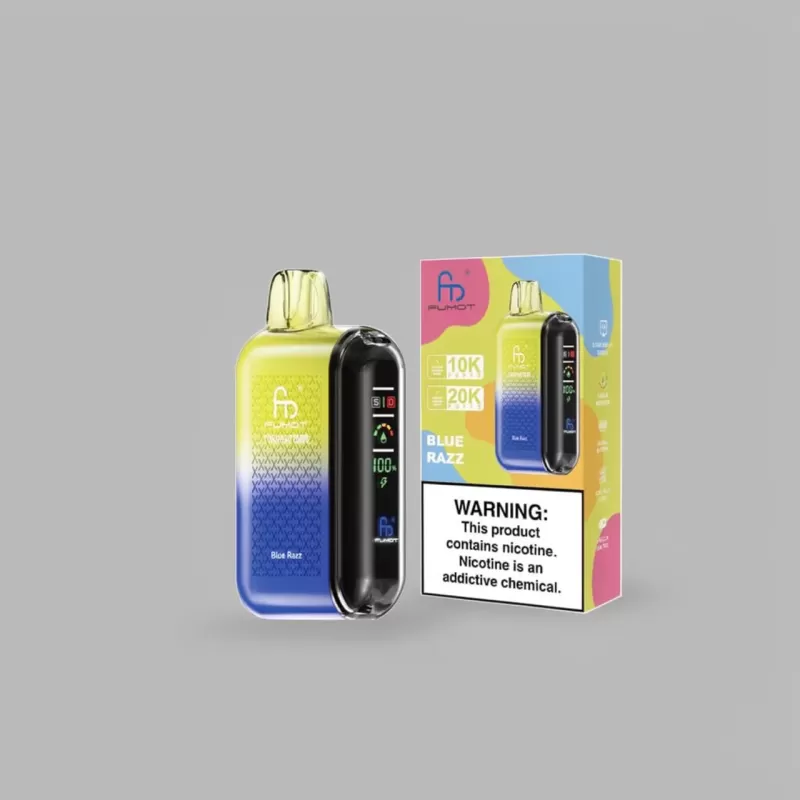 Fumot Tornado 20000 Blue Razz Rechargeable Vape – 20K Puffs - Image 3