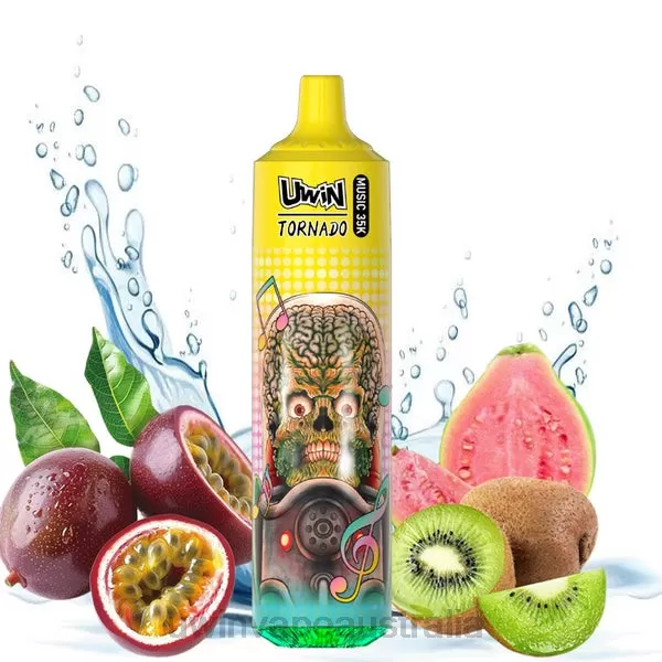 UWIN Vape Puff – UWIN CRYSTAL 35K DISPOSABLE VAPE Kiwi Passion Fruit Guava 428LB23