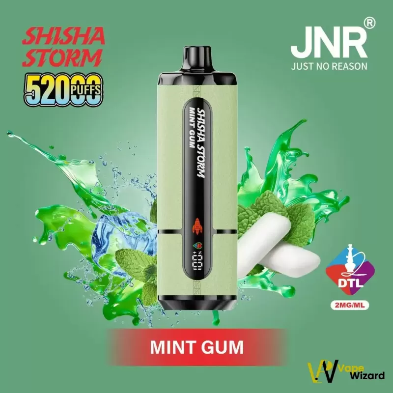 JNR Shisha Storm 52000 Puffs Disposable Vape 2% DTL in the UAE - Image 3