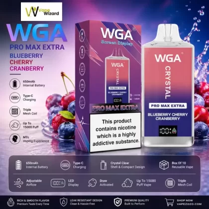 WGA 15000 puffs 20MG nicotine