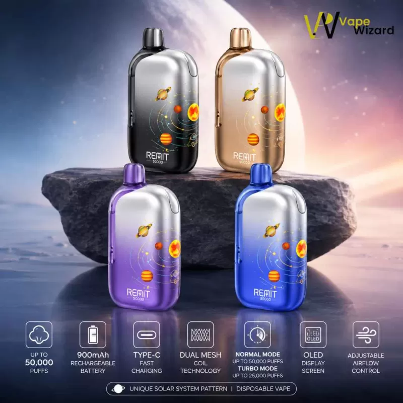 Remit solar 50000 puffs 50mg nicotine