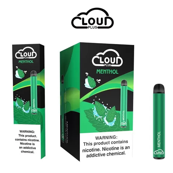 Cloud Bar Plus 600+ Puffs Disposable Vape Long Lasting & Convenient (Menthol)