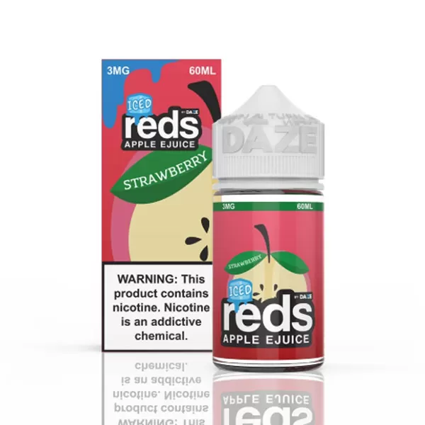 7 Daze – Reds Strawberry Iced 60mL - Image 2