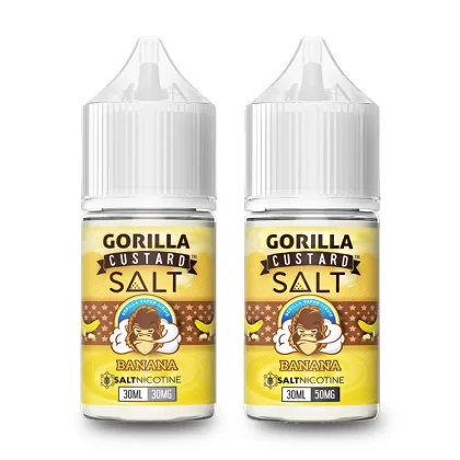 Gorilla Custard Nicotine Salts – BANANA 30ML,(30mg/50mg)