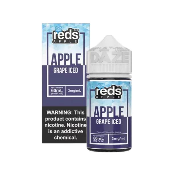 7 Daze – Grape Iced by Reds Apple 60mL
