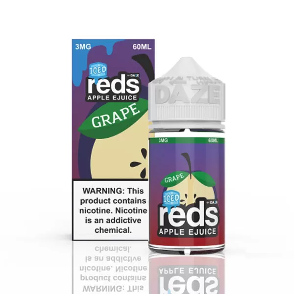 7 Daze – Grape Iced by Reds Apple 60mL - Image 2