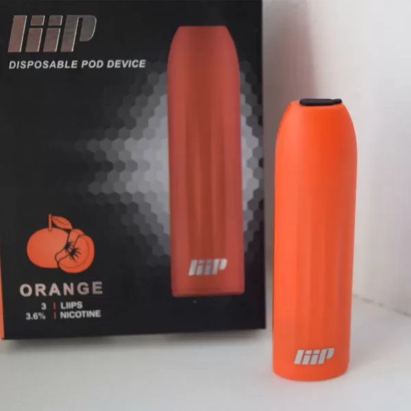 Digiflavor Liip Disposable Pod MTL Vape Kit 3pcs/pack (Orange Flavor) 36mg - Image 2
