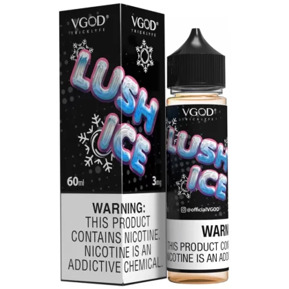 LushIce E-Juice by VGod – 60ml (0mg, 3mg, 6mg, 12mg, 18mg) Nicotine