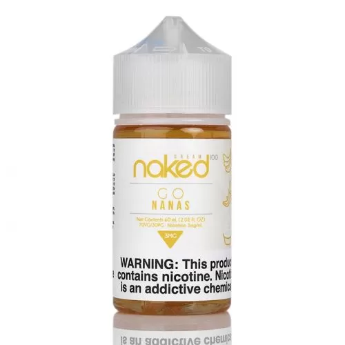 Naked 100 Cream – Go Nanas (Banana) 60ml (3 , 6 mg)