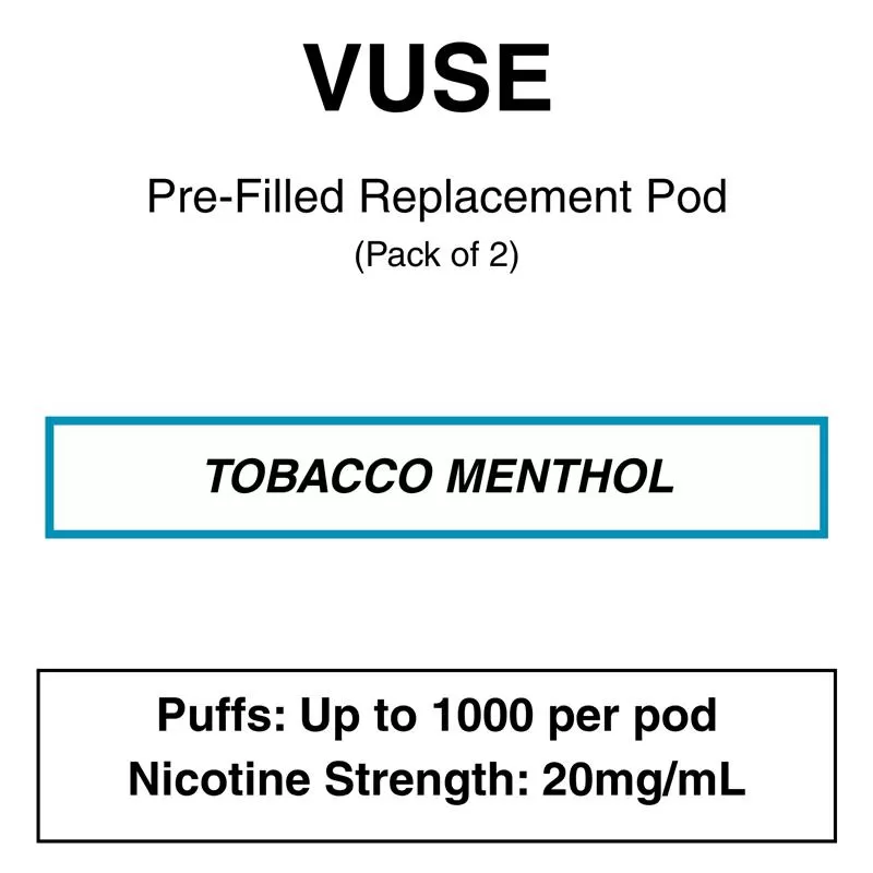 Vuse – eLiquids – Tobacco Menthol