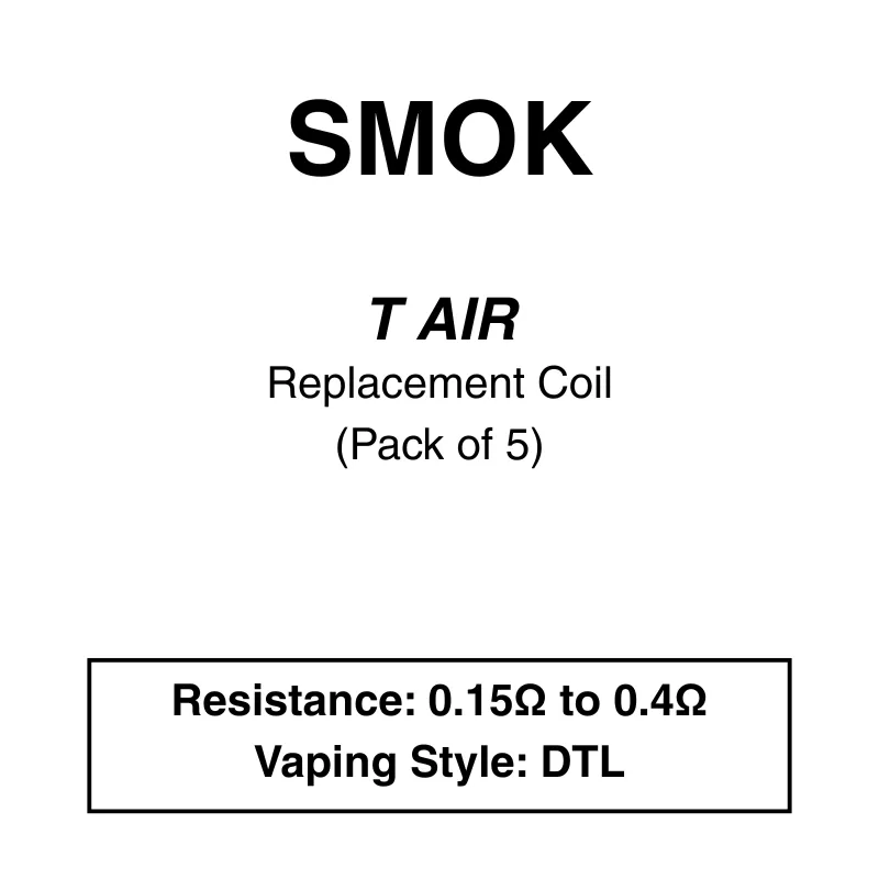 SMOK – TA Replacement Coils – 5pcs/pack