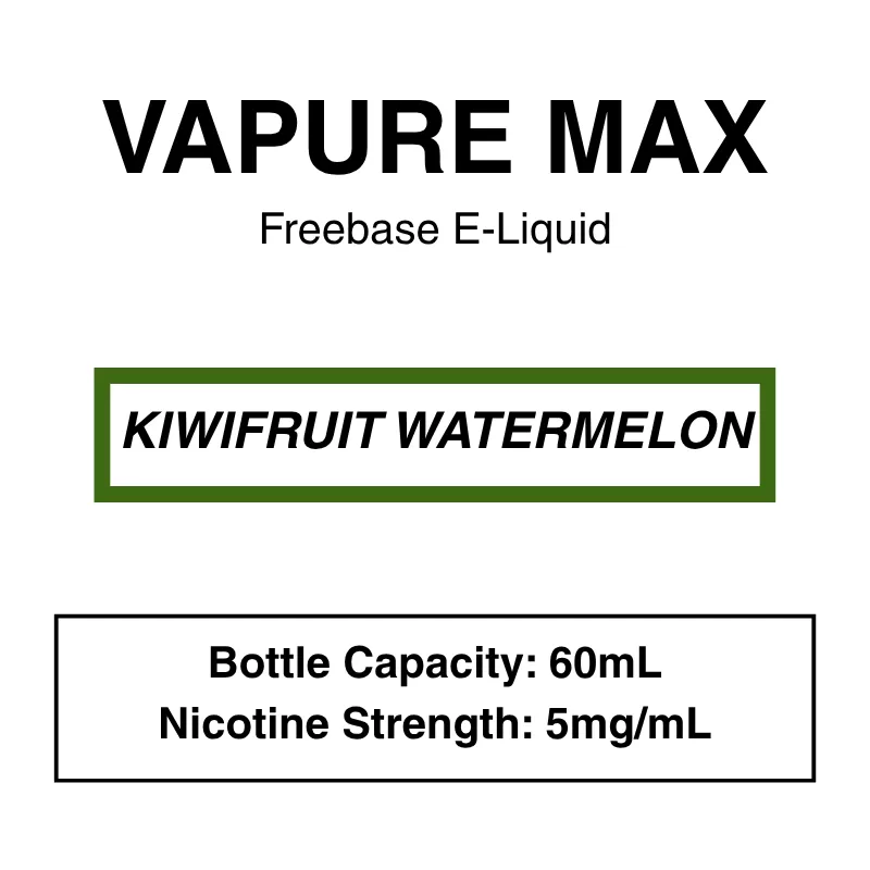 Vapure Max – Freebase E-Liquid – 60mL - Image 3