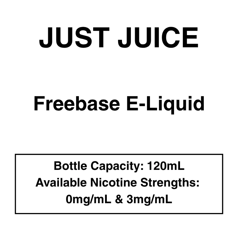 Just Juice – Freebase- 70/30 – 120ml – 3mg