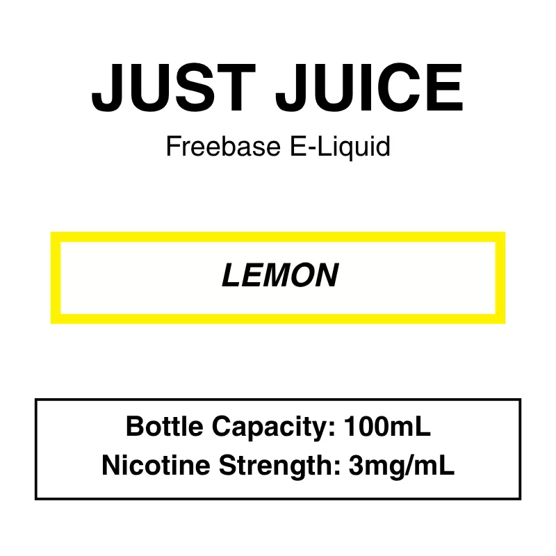 Just Juice – Freebase- 70/30 – 120ml – 3mg - Image 2