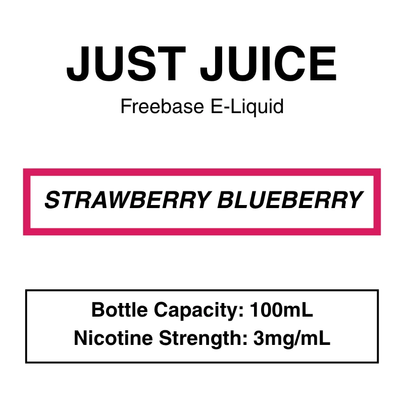 Just Juice – Freebase- 70/30 – 120ml – 3mg - Image 3