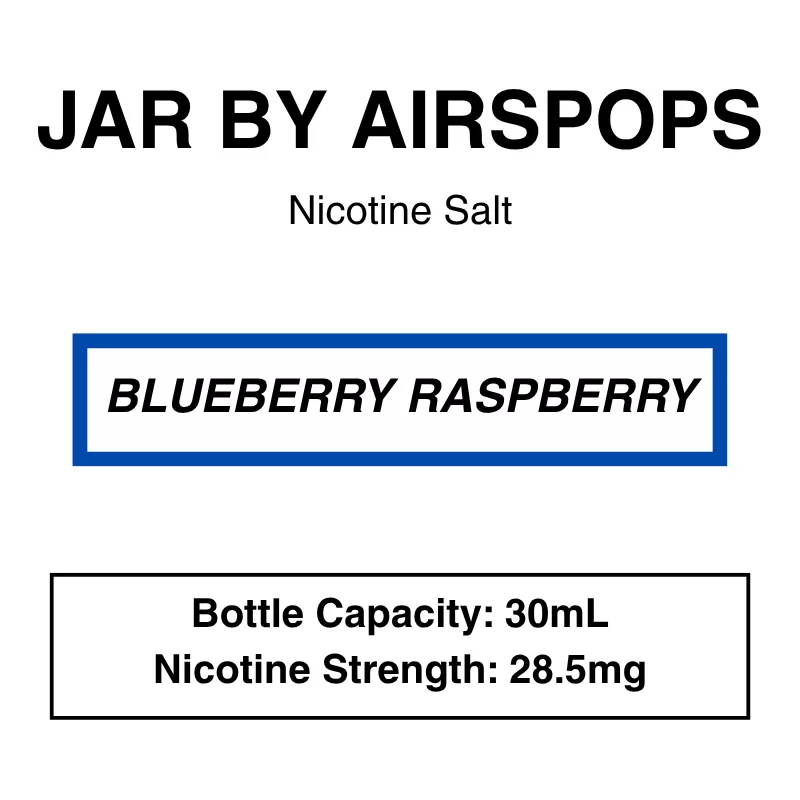 JAR By Airspops – Nic Salt – 30ml – 28.5mg/ml - Image 2