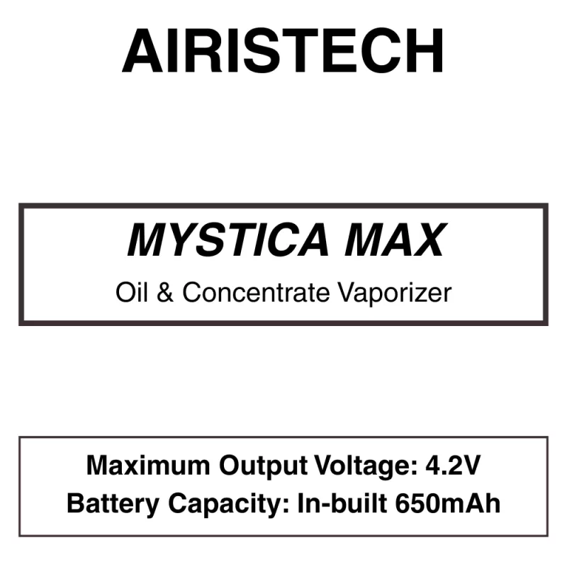 Airistech – Mystica Max – Concentrate Vaporiser