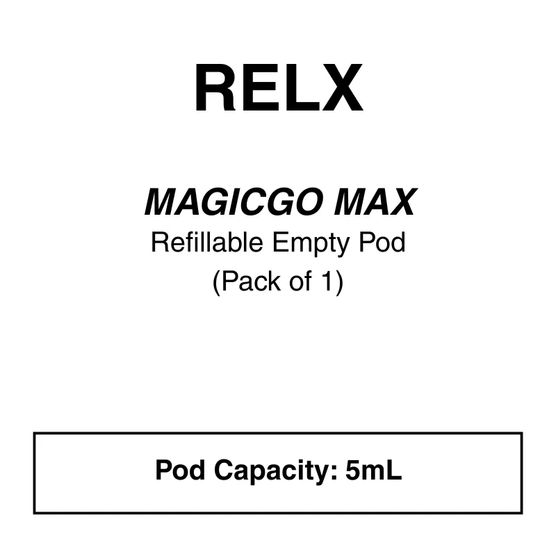 RELX – MagicGo Max – Refillable Pod -5mL