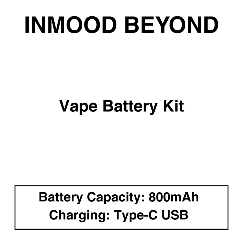 Inmood Beyond Closed Pod Vape Kit – Battery Only – 800mAh