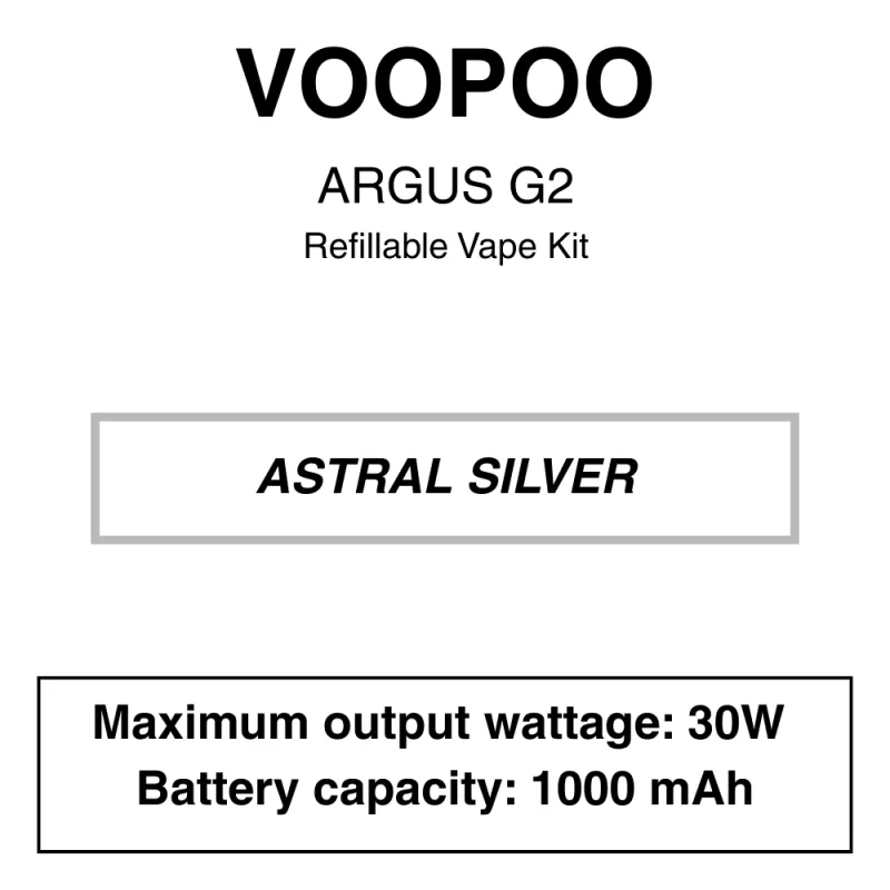 Voopoo – Argus G2 Kit - Image 2