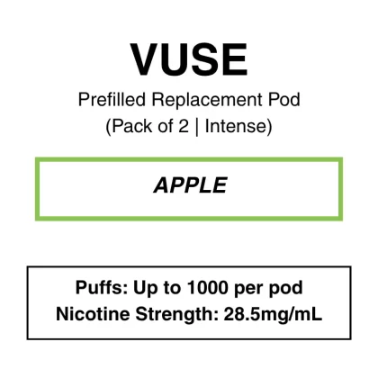 Vuse – eLiquids – Apple Intense – 2.5% (28.5mg)