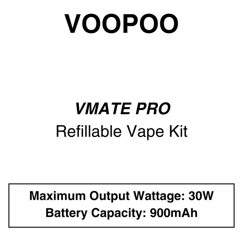 Voopoo – V Mate Pro – 900mAh – Starter Kit