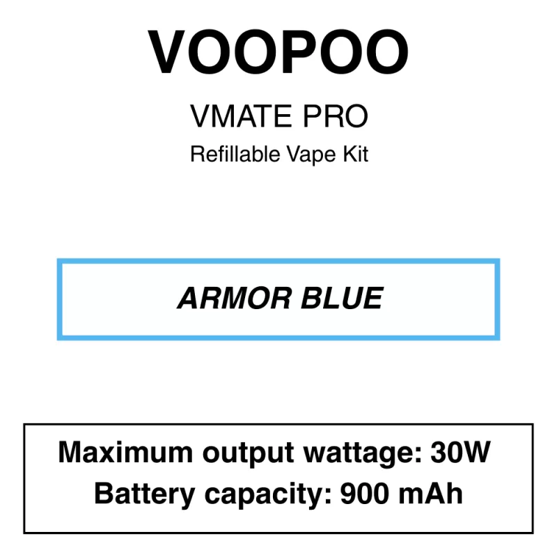 Voopoo – V Mate Pro – 900mAh – Starter Kit - Image 2