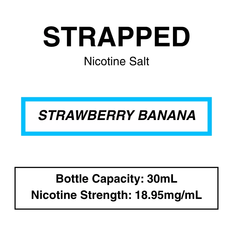 Strapped Reloaded – Nicotine Salt – 30ml - Image 3