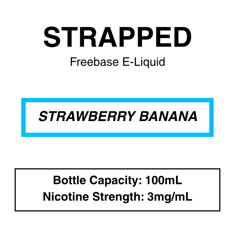 Strapped Reloaded – 70/30 – 100ml – 3mg - Image 3