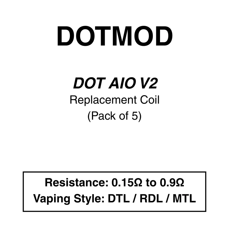 DotMod-dotAIO v2-Replacement Coils