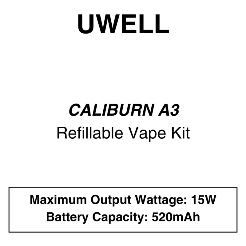Uwell Caliburn A3 Pod Kit