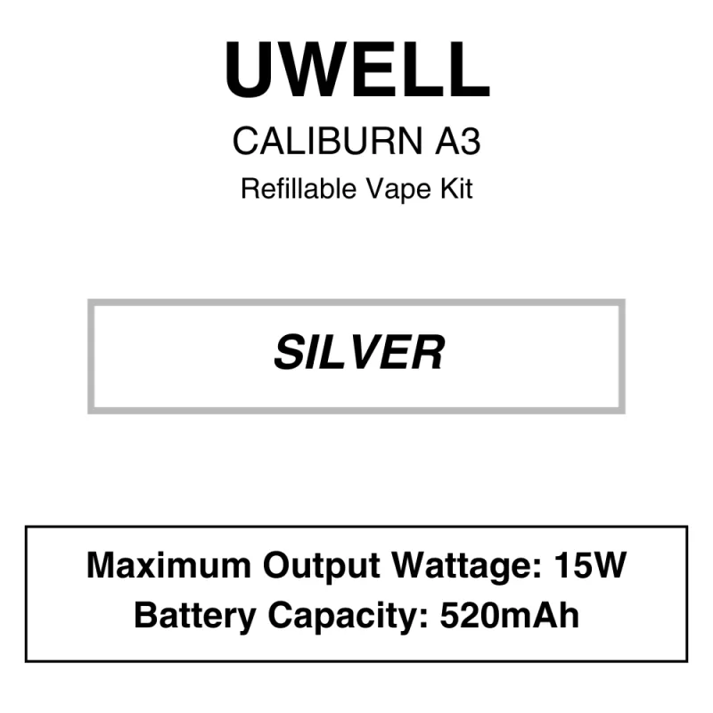 Uwell Caliburn A3 Pod Kit - Image 2