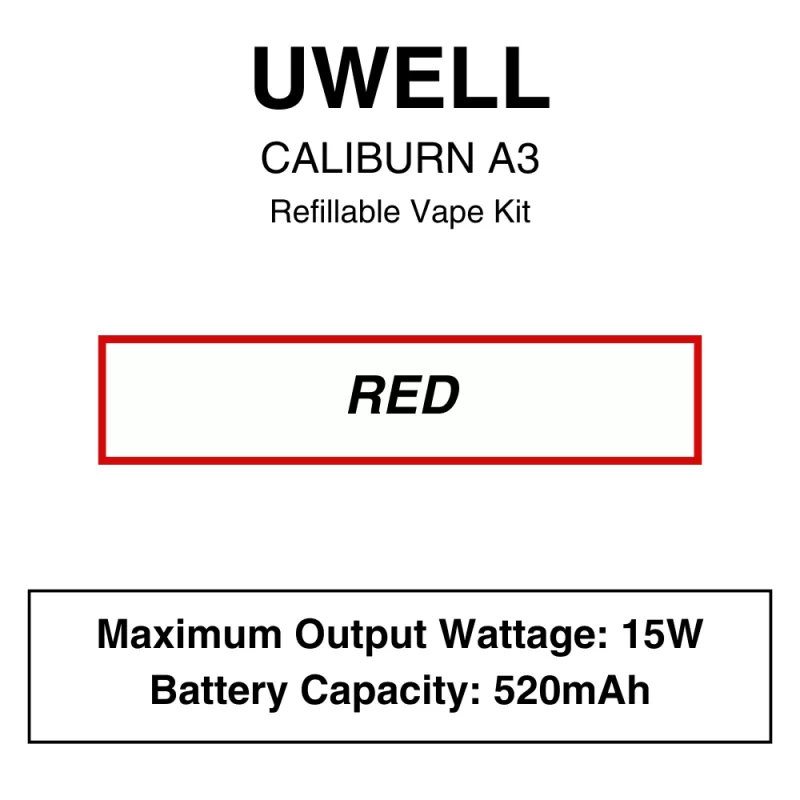 Uwell Caliburn A3 Pod Kit - Image 3
