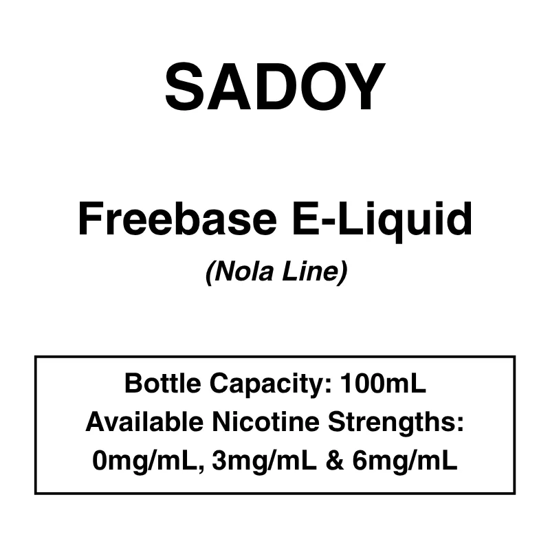 Sadboy Nola Line Freebase E-Liquid 100ml