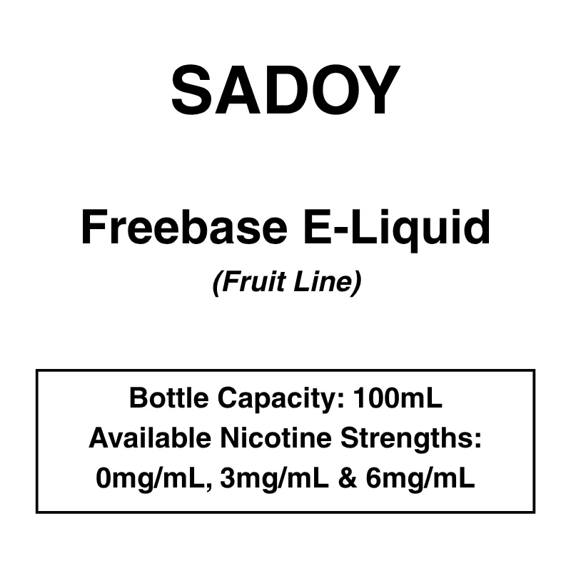 Sadboy Fruit Line Freebase E-Liquid 100ml