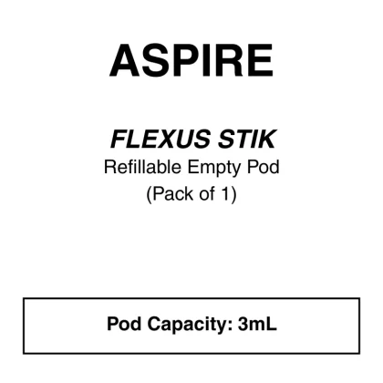 Aspire Flexus Stik Replacement Pod (Empty Cartidge)