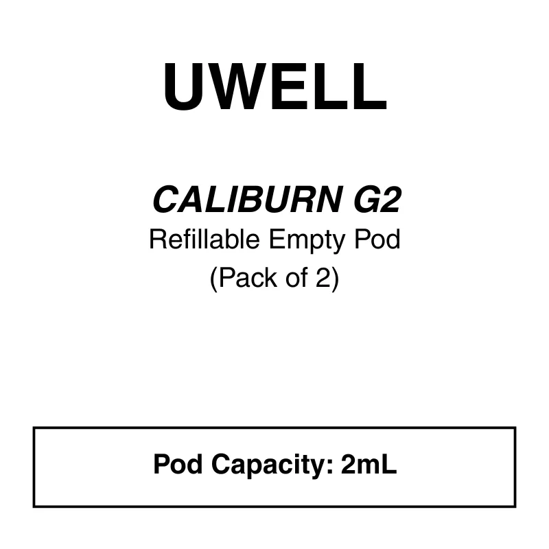 Uwell Caliburn G2 Empty Pod Cartridge 2pcs