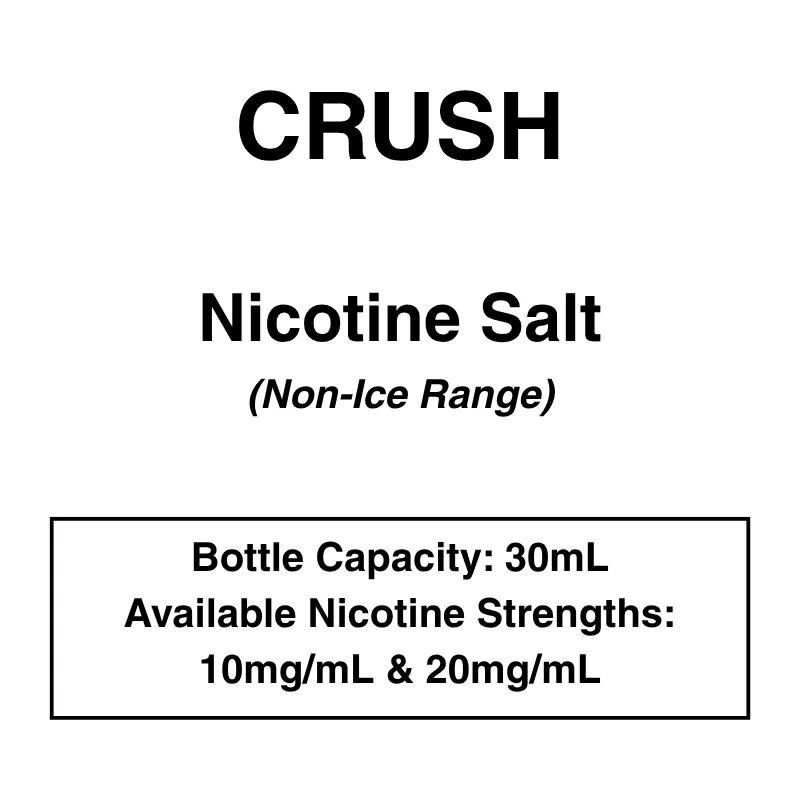 Crush NicSalt 30ml – 10mg/ 20mg