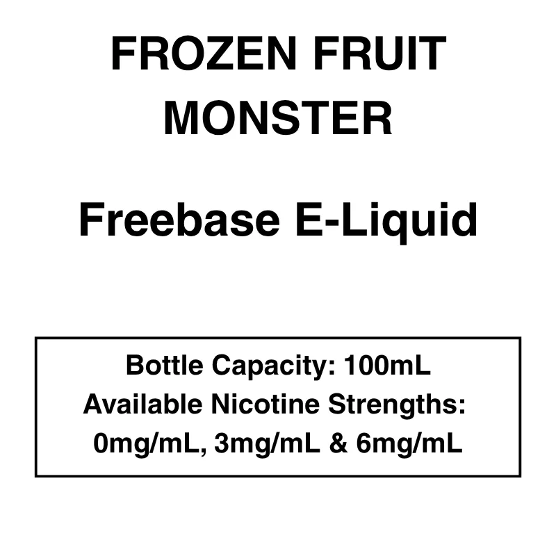 Frozen Fruit Monster E-Liquid 100ml – 3mg
