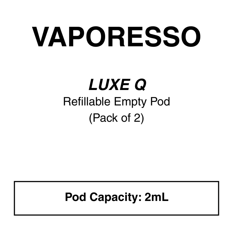 Vaporesso Luxe Q Replacement Pods – Pack of 2