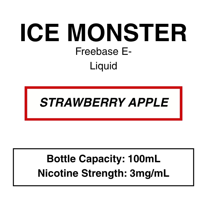Ice Monster E-Liquid 100ml – 3mg - Image 2