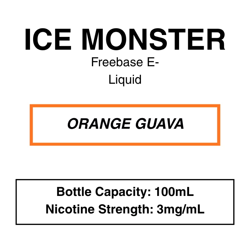 Ice Monster E-Liquid 100ml – 3mg - Image 3