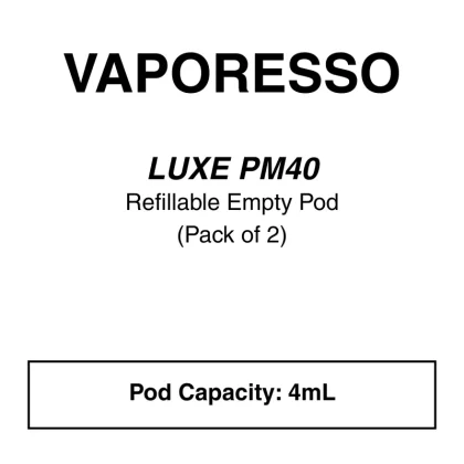 Vaporesso – Luxe PM40 Replacement Pod (2 Pack)