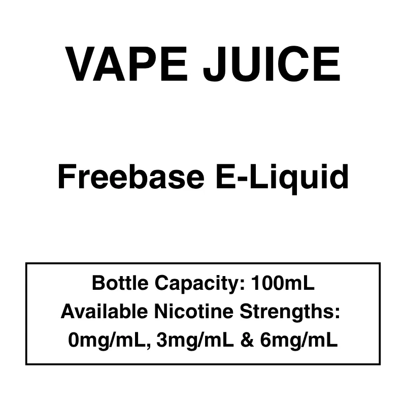 NZVAPOR VAPE JUICE 100ml – 0/3/6mg – 10 Flavours
