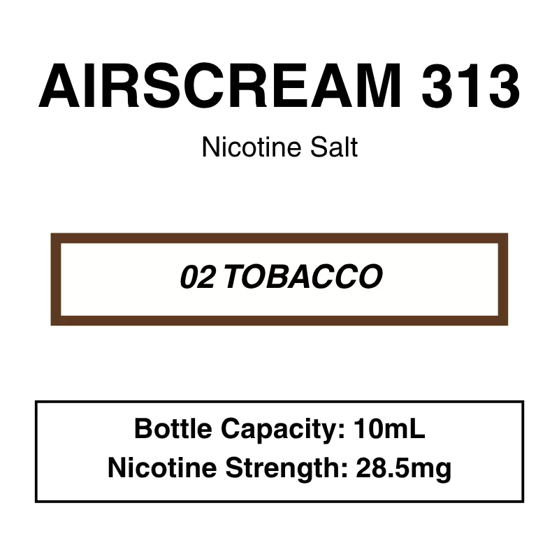 Airscream 313 E-Liquid – 10ml - Image 2