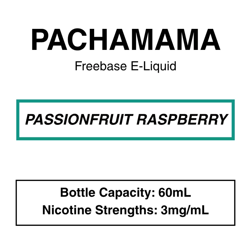 PACHAMAMA 60ml E-liquid – 3mg – 8 Flavours - Image 2
