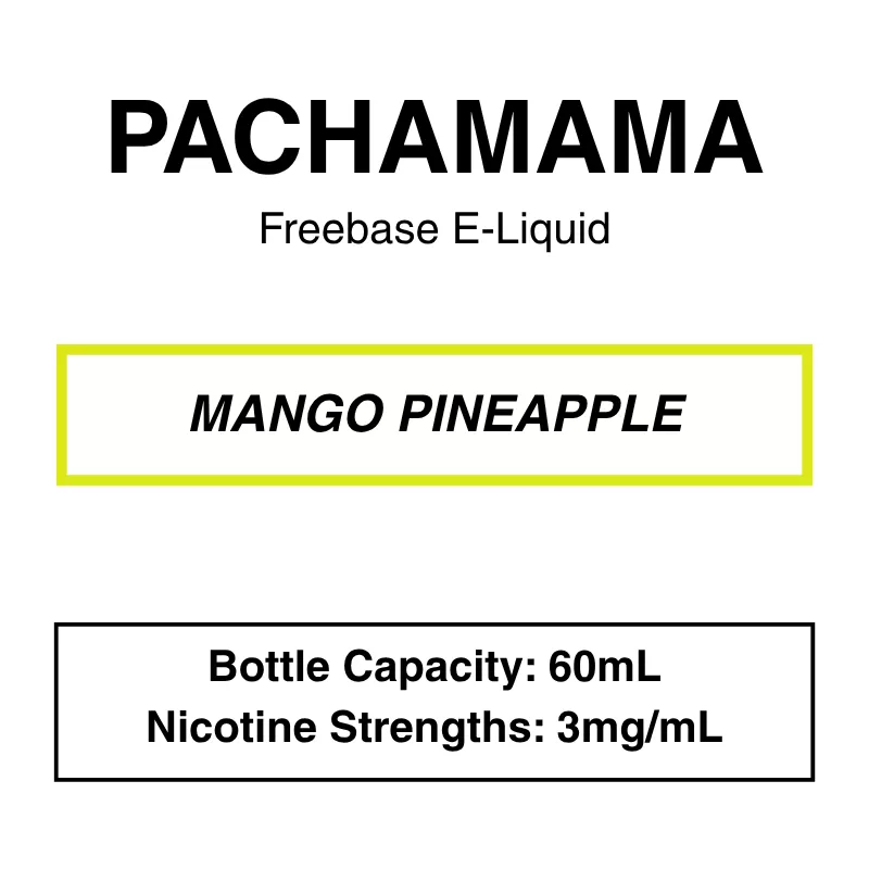 PACHAMAMA 60ml E-liquid – 3mg – 8 Flavours - Image 3